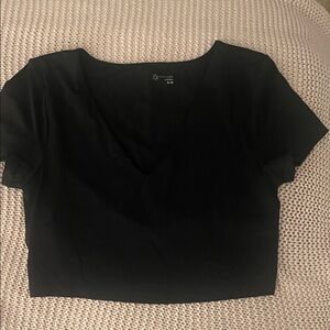 Arie Black Crop Top